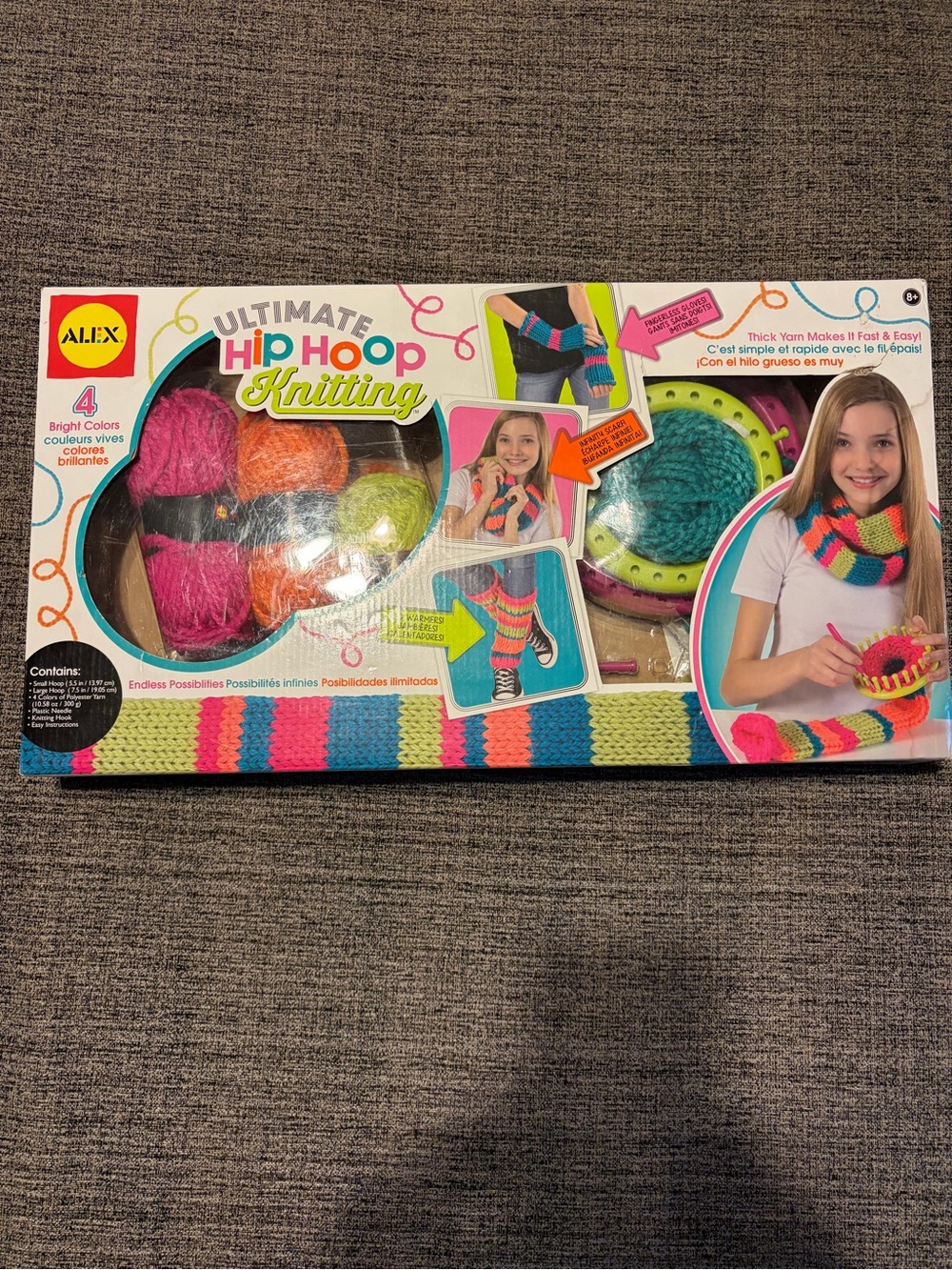 Alex Ultimare hip hoop knitting